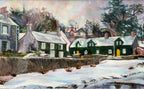 Fairy Glen in the Snow Print
