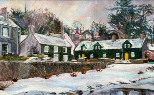 Fairy Glen in the Snow Print