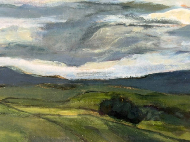 The Sunlit Game - Burren Gaelic Pitch Print