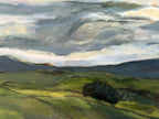 The Sunlit Game - Burren Gaelic Pitch Print