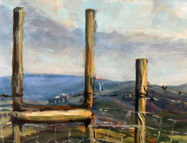 View across the Mournes Print