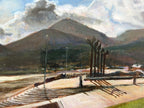 Silhouette of the Mournes Print