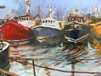 Sheltering in Kilkeel Harbour Print