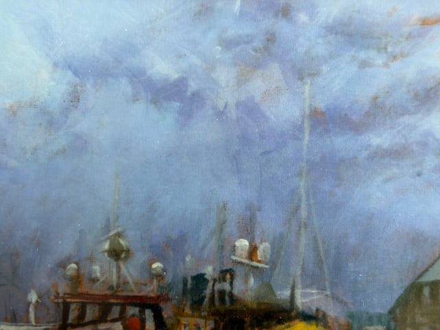 Sheltering in Kilkeel Harbour Print