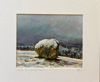 Snow on Cloughmor Print