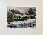 Fairy Glen in the Snow Print