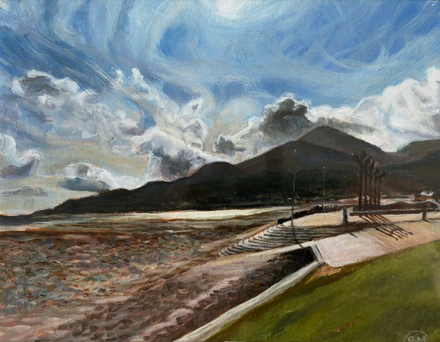 Silhouette of the Mournes Print
