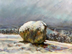 Snow on Cloughmor Print