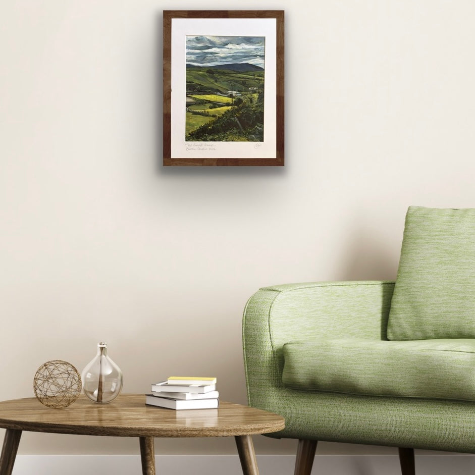 The Sunlit Game - Burren Gaelic Pitch Print