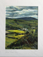The Sunlit Game - Burren Gaelic Pitch Print