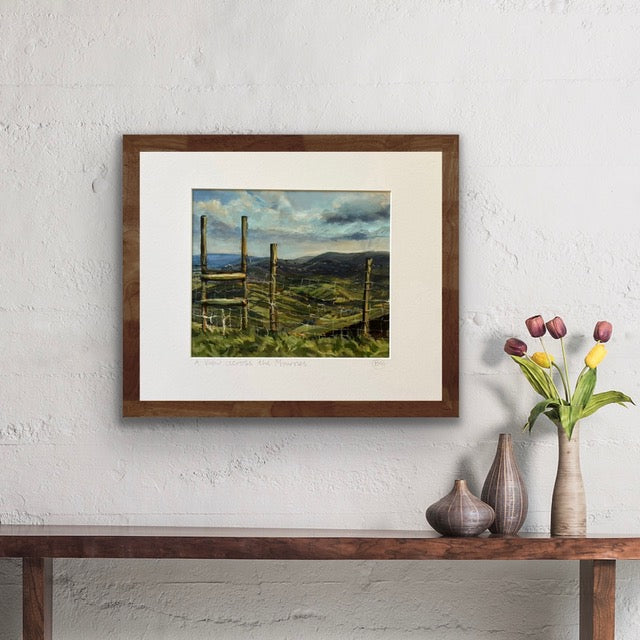 View across the Mournes Print
